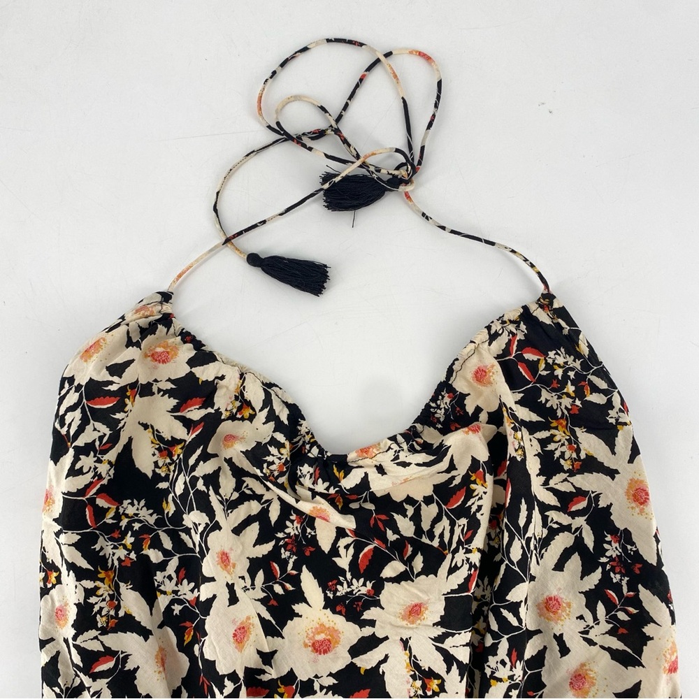 Free People Womens Liza Floral Print Halter Neck Bodysuit - Picture 7 of 14